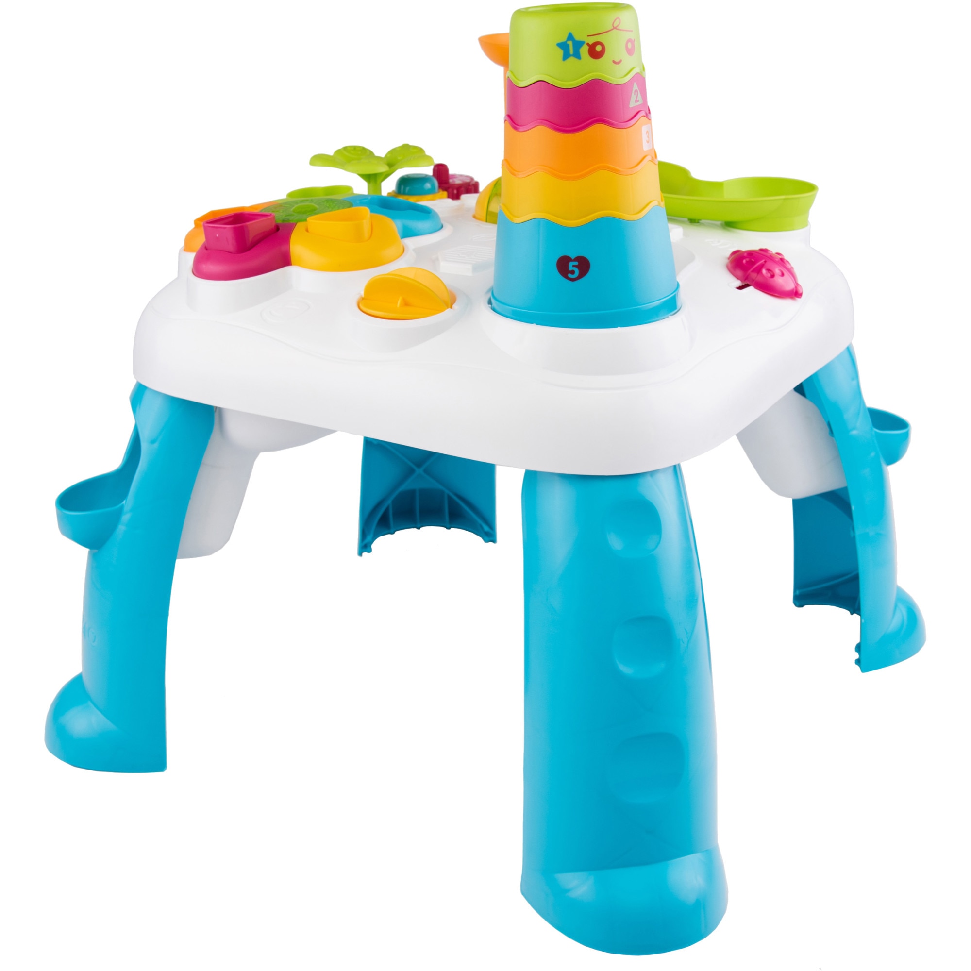 Masuta de joaca interactiva Mappy cu lumini si sunete, Turcoaz