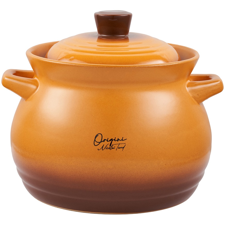 Ceramic pot with lid Cooking by Heinner - Origini Chef Nicolai Tand, 17 x 18 cm, 4.5 L