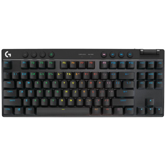 Tastatura Gaming Logitech G PRO X TKL Lightspeed, Negru