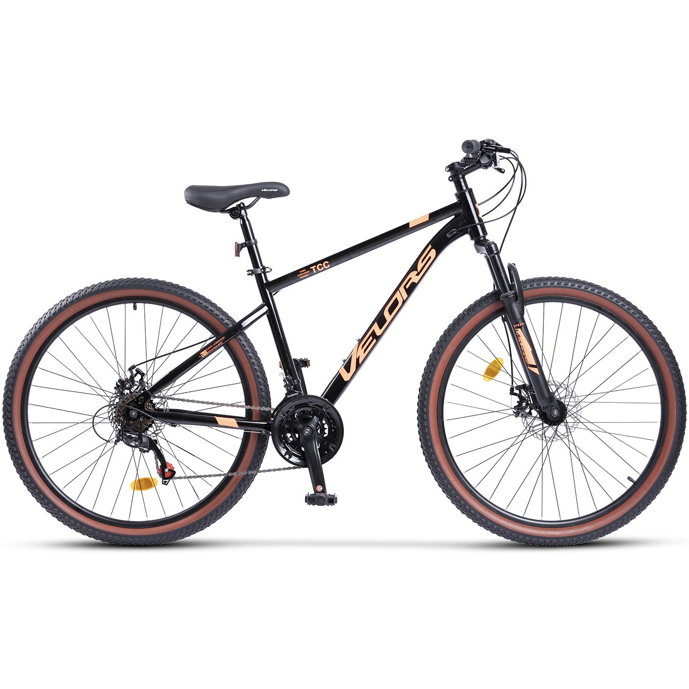 Bicicleta MTB Velors V27301A 275 inch, Negru Portocaliu