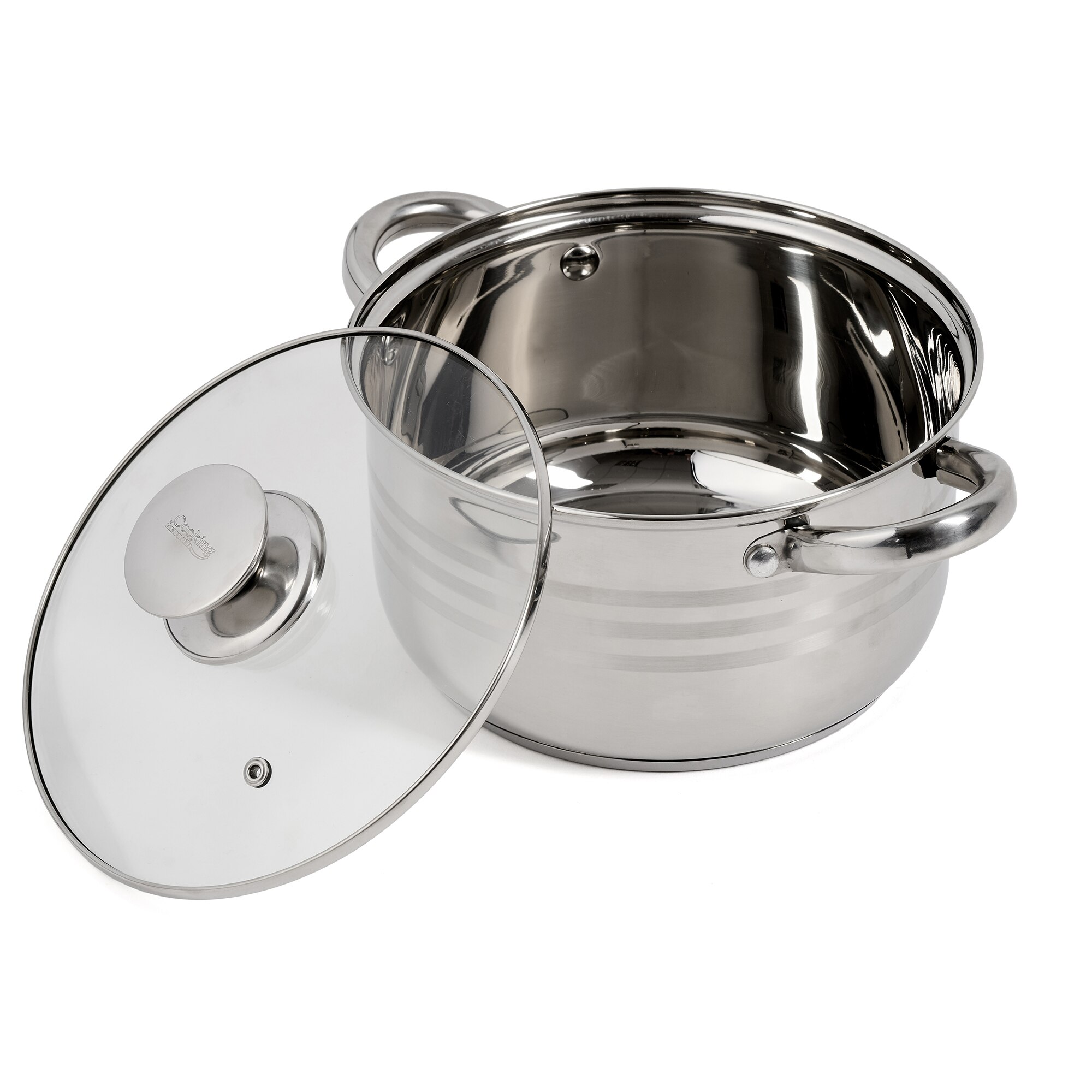 Oala cu capac Cooking by Heinner Myra, inox, inductie, 20 x 11.5 cm, 3.5 L