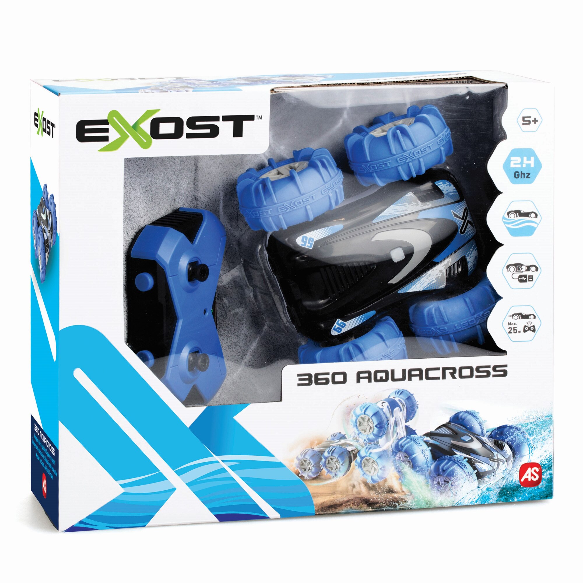 Masinuta Exost RC - 360 AquaCross, 1:18