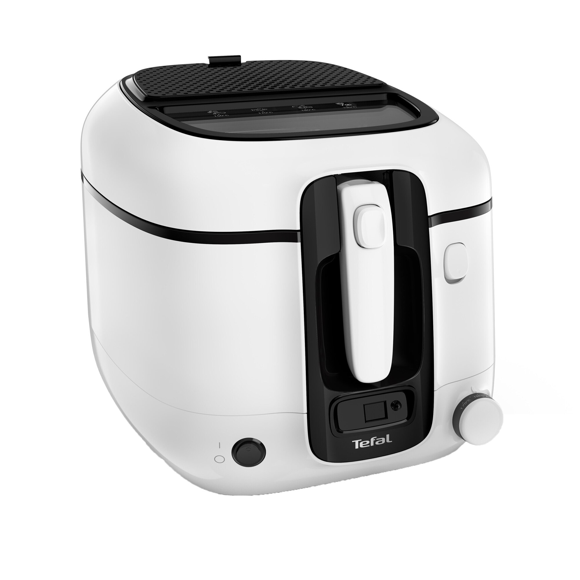 Tefal Super Uno FR314030 deep fryer, 1800W, 2.2L cooking capacity, odor filter, adjustable thermostat 190°C, white