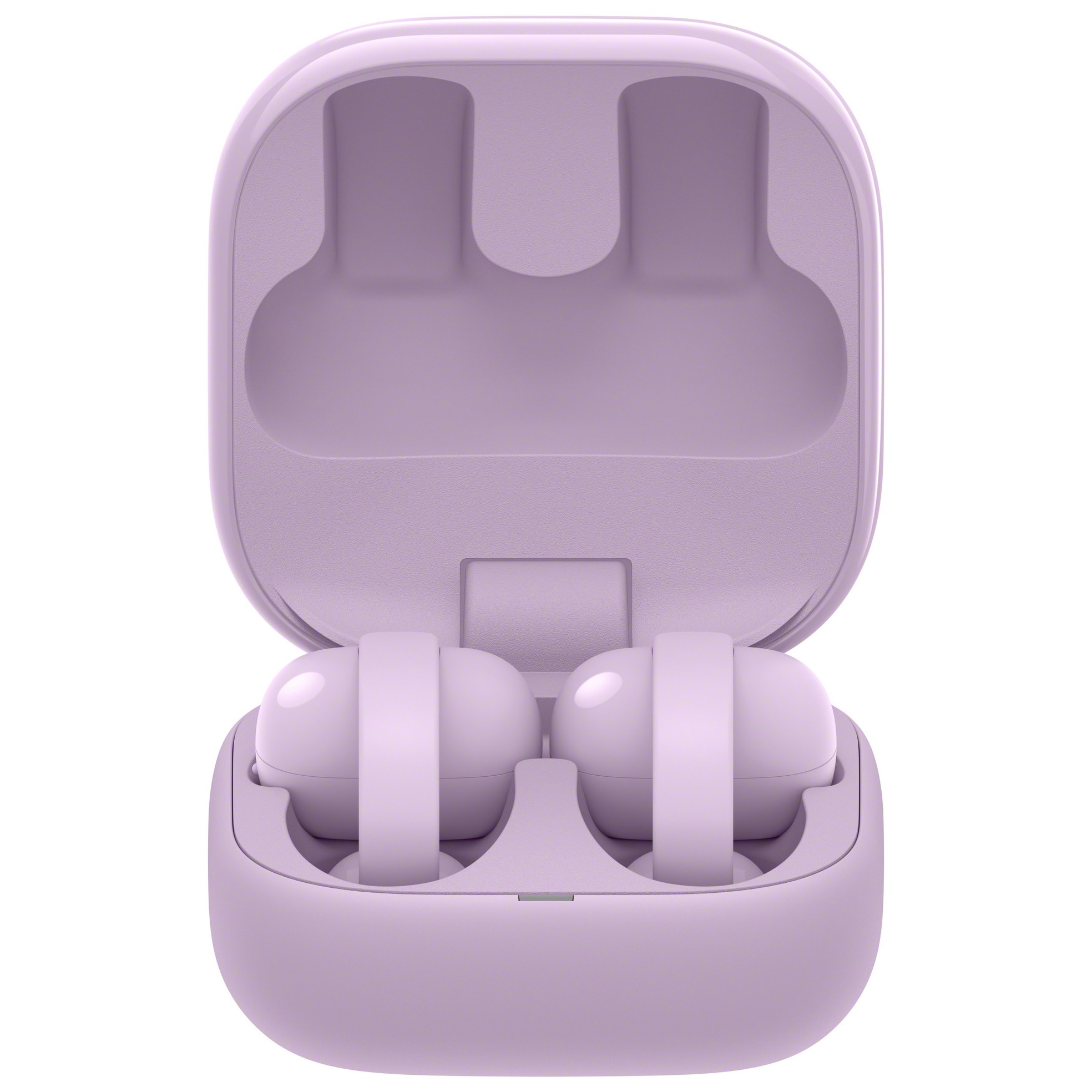 Sony LinkBuds Clip WF-LC900V Open-Ear Headphones, True Wireless, Bluetooth, Fast Pair, IPX4, AI Voice Assist, Tap Control, 3 Listening Modes, 37-hour Battery Life, iOS and Android, Purple