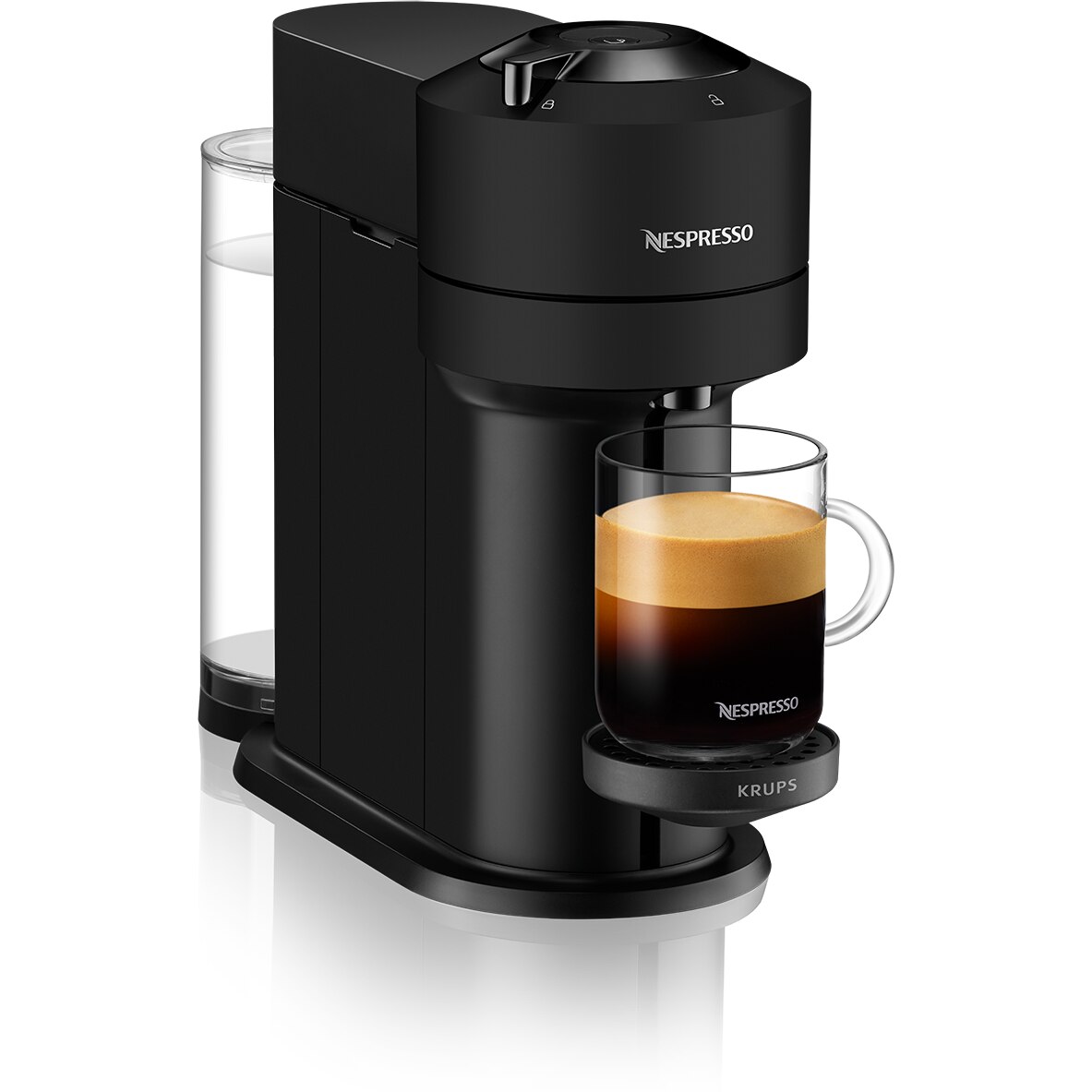 Nespresso by Krups Vertuo Next Premium XN910N10 Espresso Machine, 1500W, 19 Bar, Centrifusion™, Phone Connection, 1.1L, Matte Black, + tasting capsule set