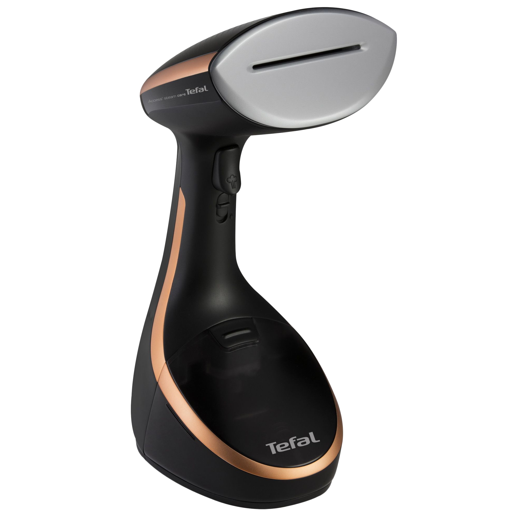 Aparat de calcat vertical cu abur Tefal Access Steam Care DT9100E0, 1600W, abur varianbil 30g/min, 200ml, talpa ceramica, negru-maro