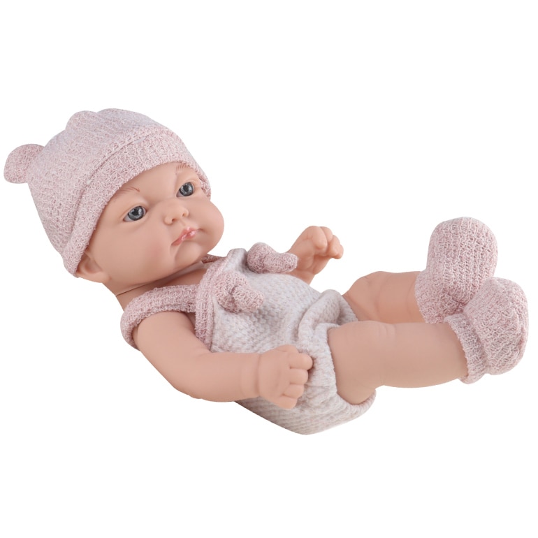 Papusa Mappy - Baby so lovely, cu accesorii, alb/roz, 25 cm