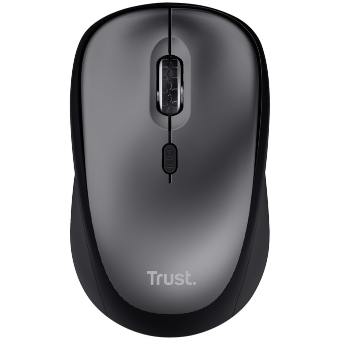 Mouse wireless silentios Trust Yvi+ ECO, 800-1600 DPI, negru