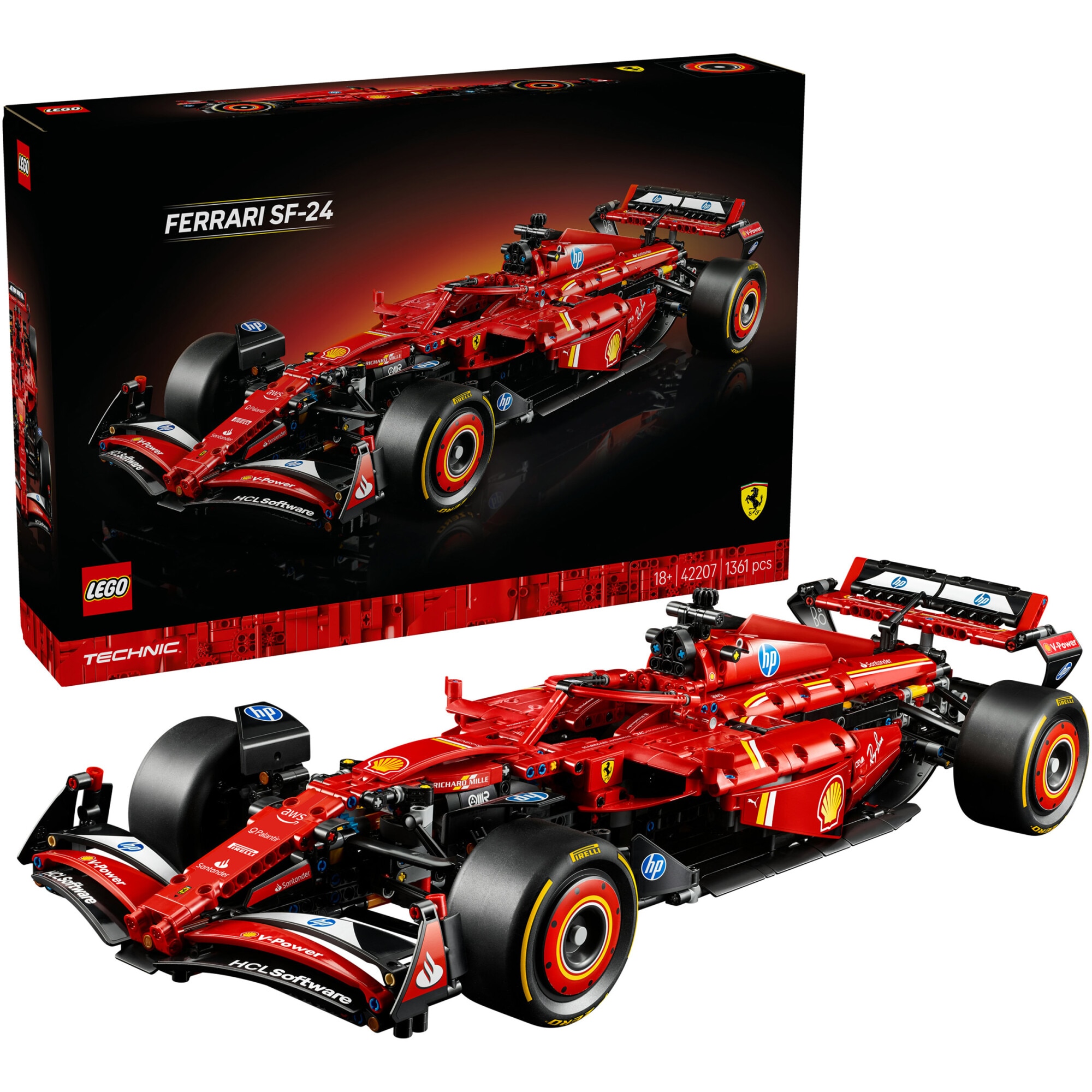 LEGO® Technic - Masina F1 Ferrari SF-24 42207, 1362 piese