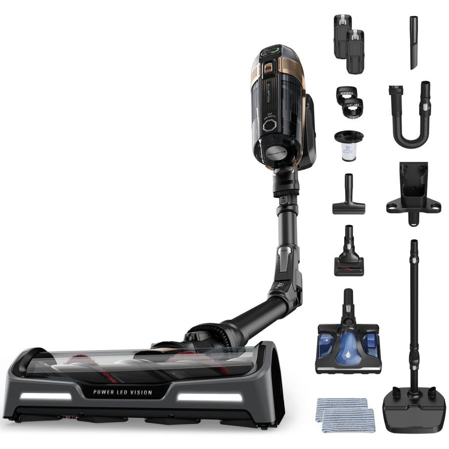Rowenta X-Force Flex 15.60 RH99G3WO vacuum cleaner 550W, 80min autonomy, 99.9% filtration, LED brush, black&amp;brown