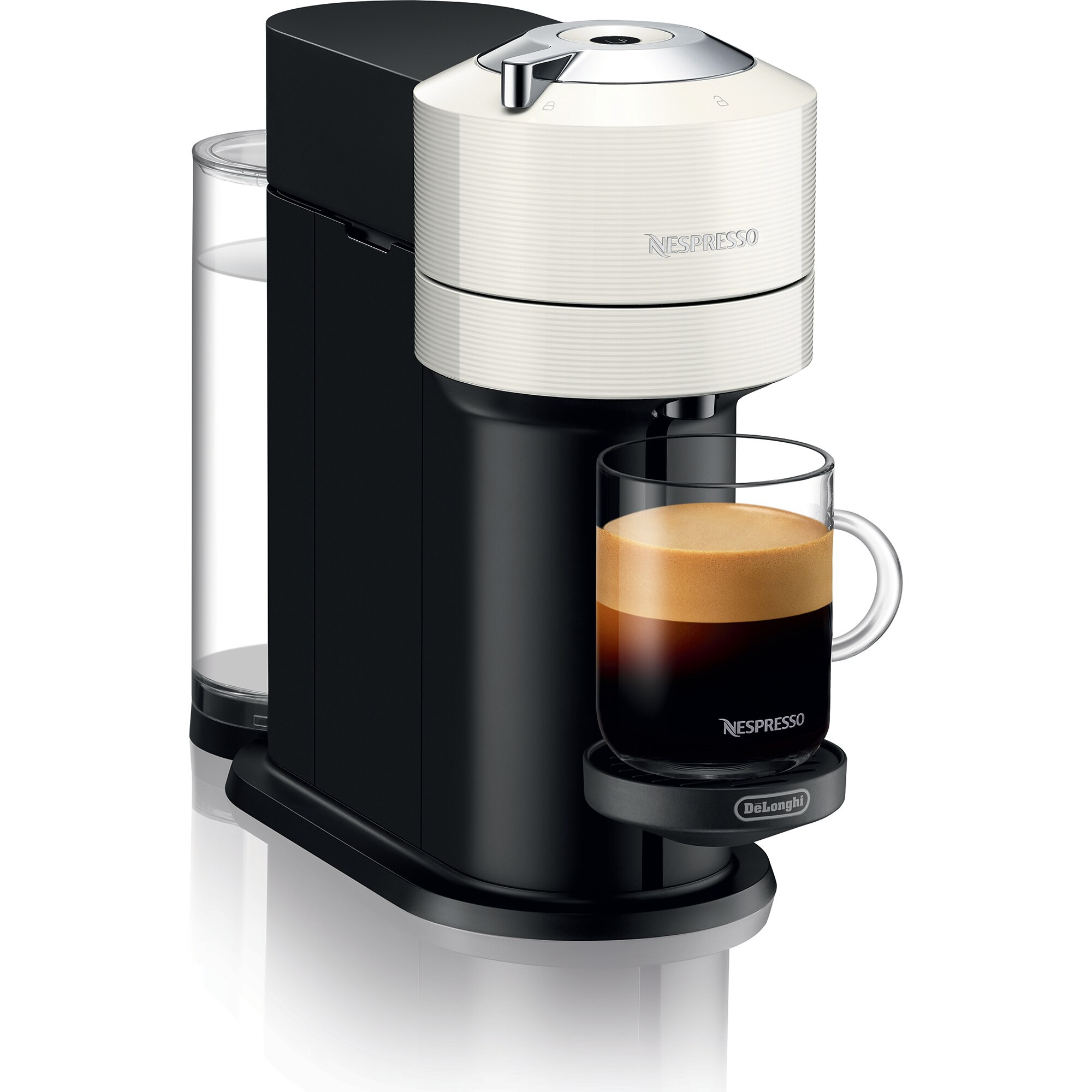 Nespresso by DeLonghi Vertuo Next, 1500W, phone connect, white + 12 capsules