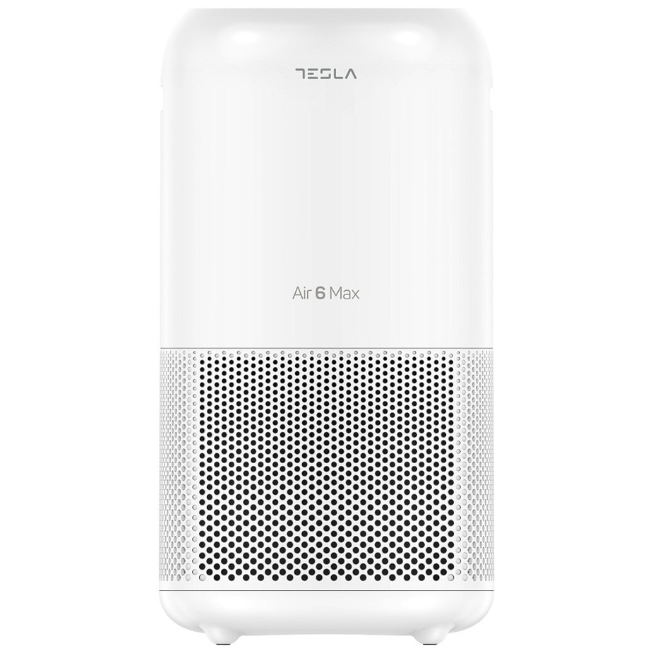 Tesla Air6 MAX Purifier, CADR 400 m3/h, Wi-Fi, Air Quality Sensor, Sleep Mode, Timer, HEPA+Active Carbon+Catalyst Filter, UV-C Light, White