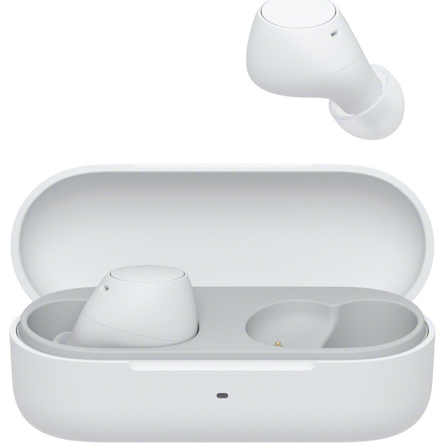 Sony WF-C510W In-Ear Headphones, True Wireless, Multipoint Connection, Fast Charging, Ambient Sound Mode, Microphone, Bluetooth, IPX4, 11 Hours Battery Life, White