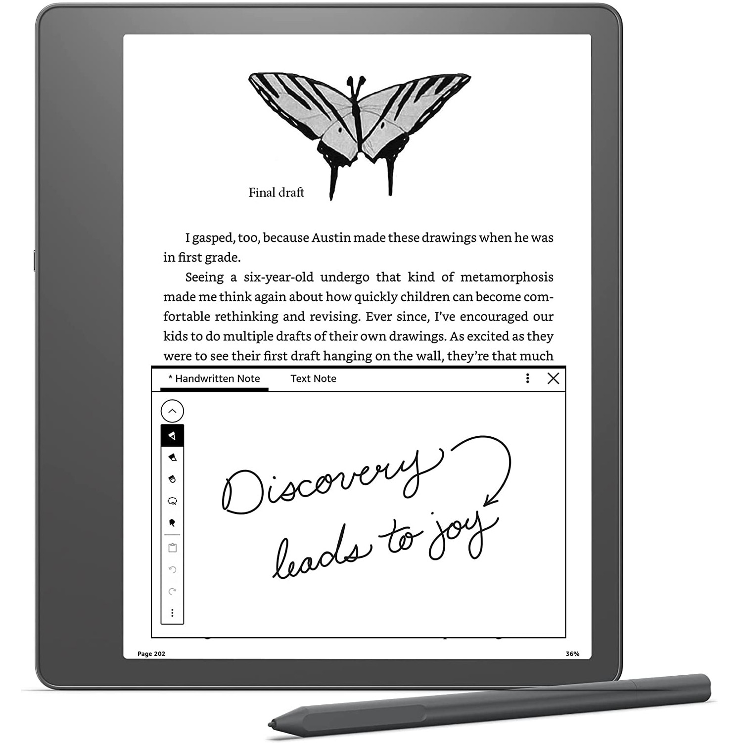 eBook Reader Amazon Kindle Scribe 2022, 64GB, Premium Pen, Display 102" 300 ppi, WiFi, USB C, Gray