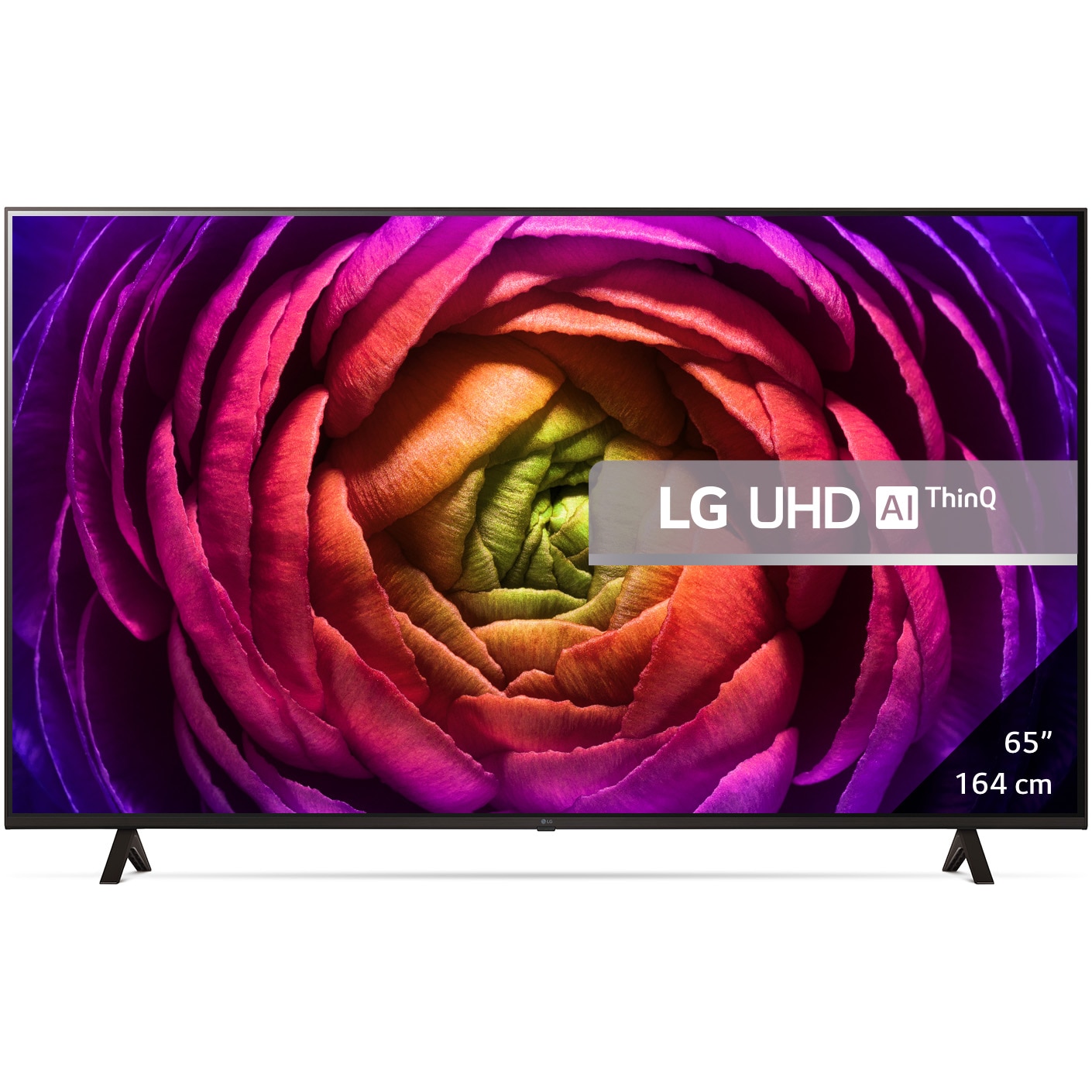 Televizor LG LED 65UR75003LK, 164 cm, Smart, 4K Ultra HD, Clasa F