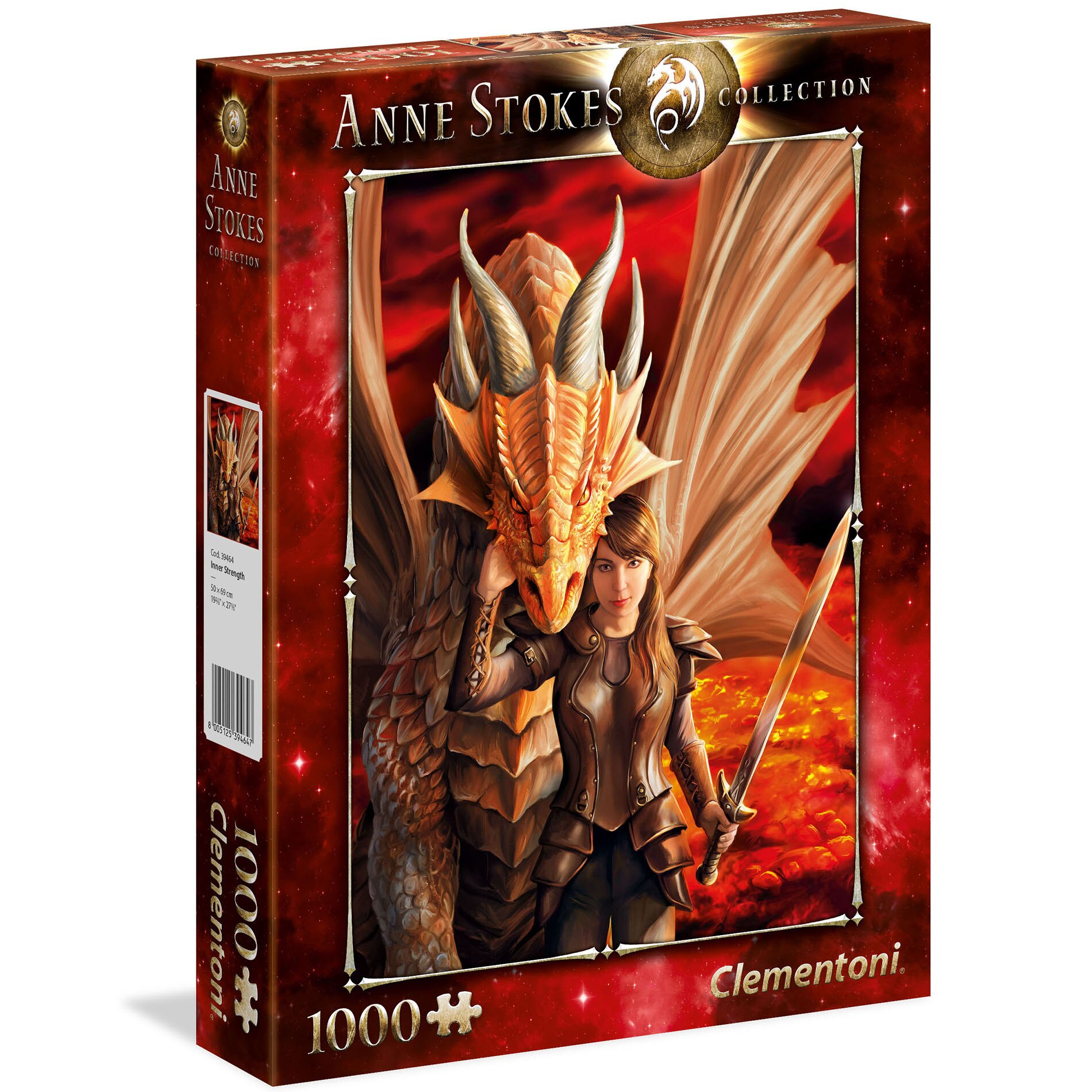 Puzzle Clementoni - Anne Stokes, Inner strenght, 1000 piese