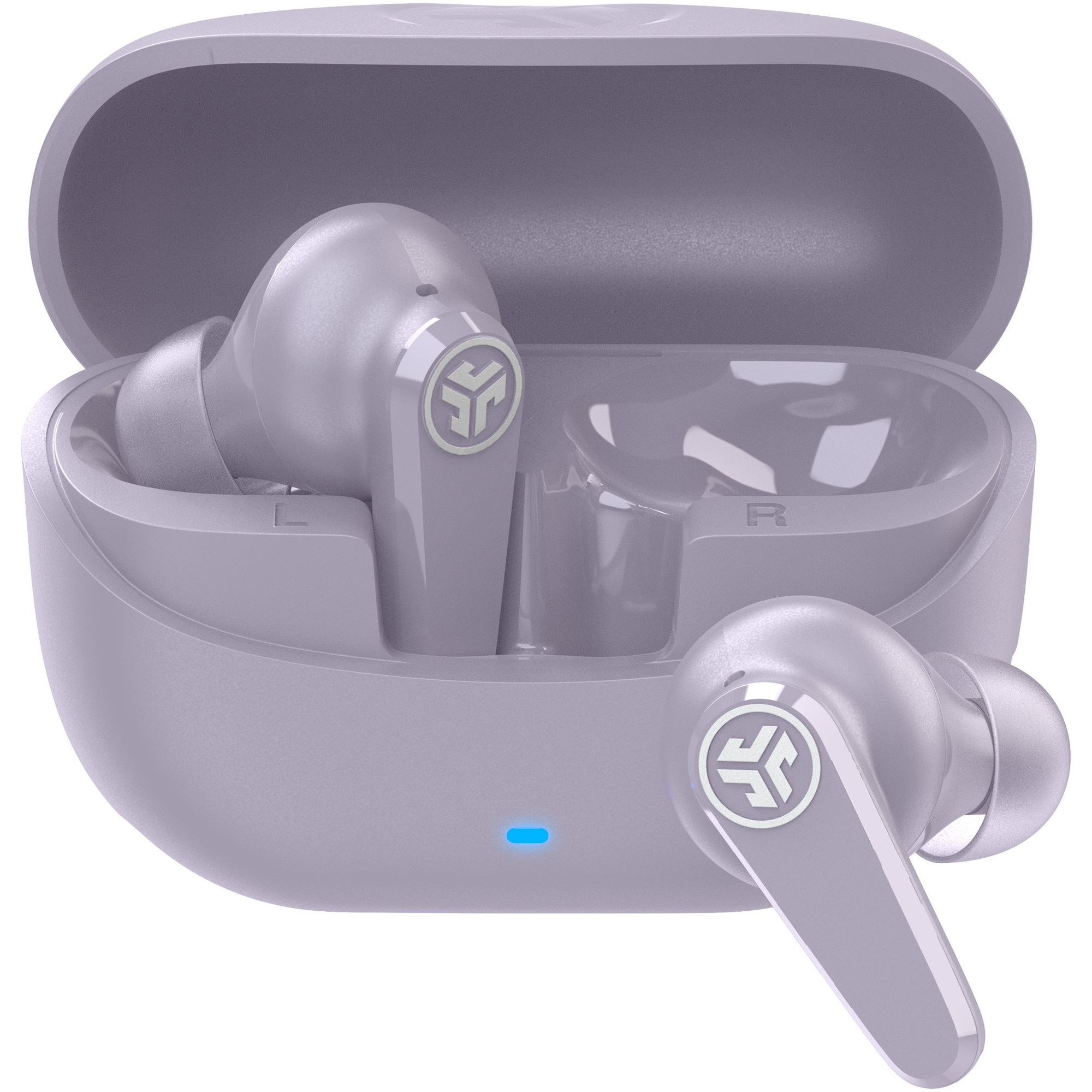 In-Ear Headphones JLAB Go Pods ANC, True Wireless, Bluetooth, Hybrid ANC, Multipoint, Autonomy 26 hours, IP66, Lilac