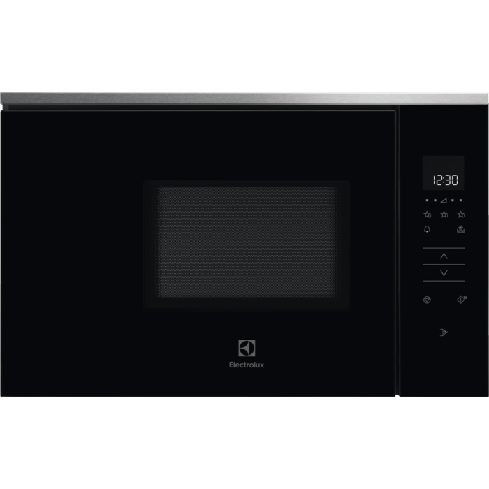 Electrolux KMFE172TEX Microwave Oven, 17L, 800W, 5 Speeds, Digital, Black, Stainless Steel