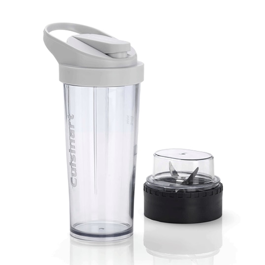 Cuisinart RPB100E cordless portable blender, 0.45L Tritan bowl, USB charging, 20-min runtime, Silver
