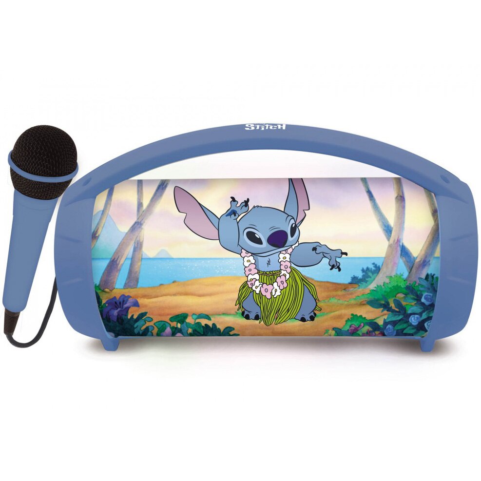Boxa Lexibook - Disney Stitch, cu microfon si lumini