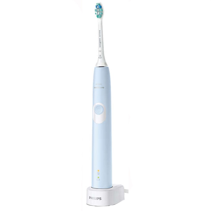 Philips Sonicare ProtectiveClean HX6803/04 toothbrush, 62000 moves/min, 1 mode, 2 intensities, pressure sensor, BrushSync, 1 head, Light Blue