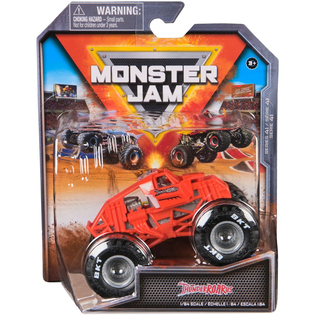 Masinuta Monster Jam - Thunder Roarus, scara 1:64