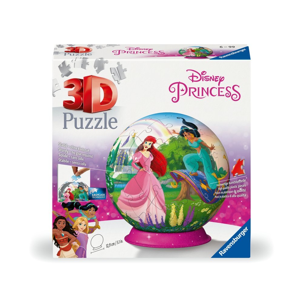 Ravensburger 3D Puzzle - Disney Princess, 72 pieces