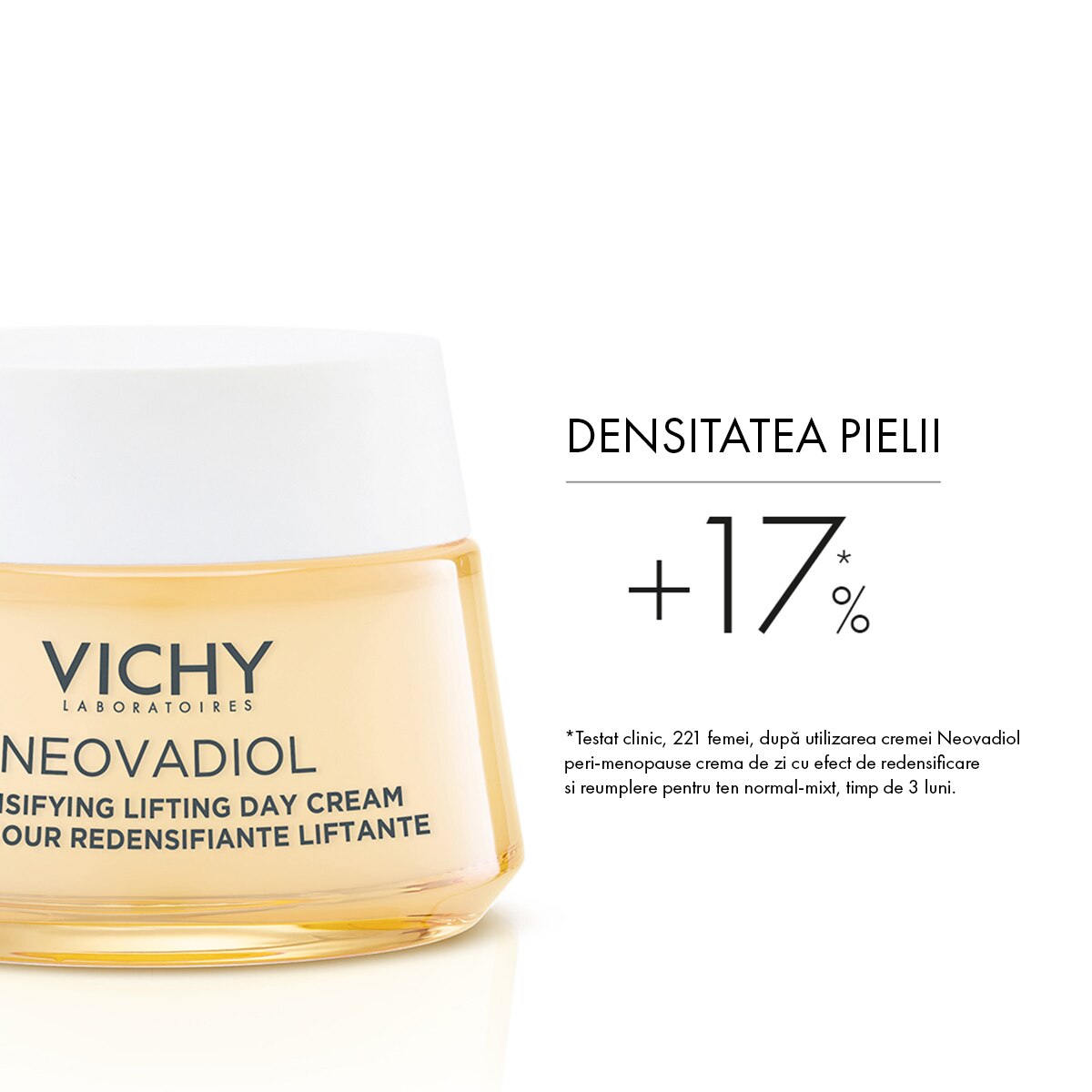 Vichy Neovadiol Peri-Menopause anti-wrinkle day face cream with hyaluronic acid with redensifying and replenishing effect, normal-combination skin, 50ml