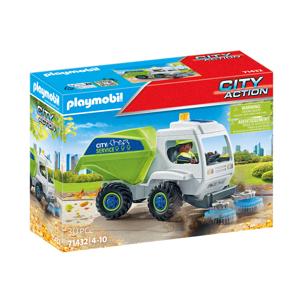 Playmobil City Action - Masinuta de curatat strada