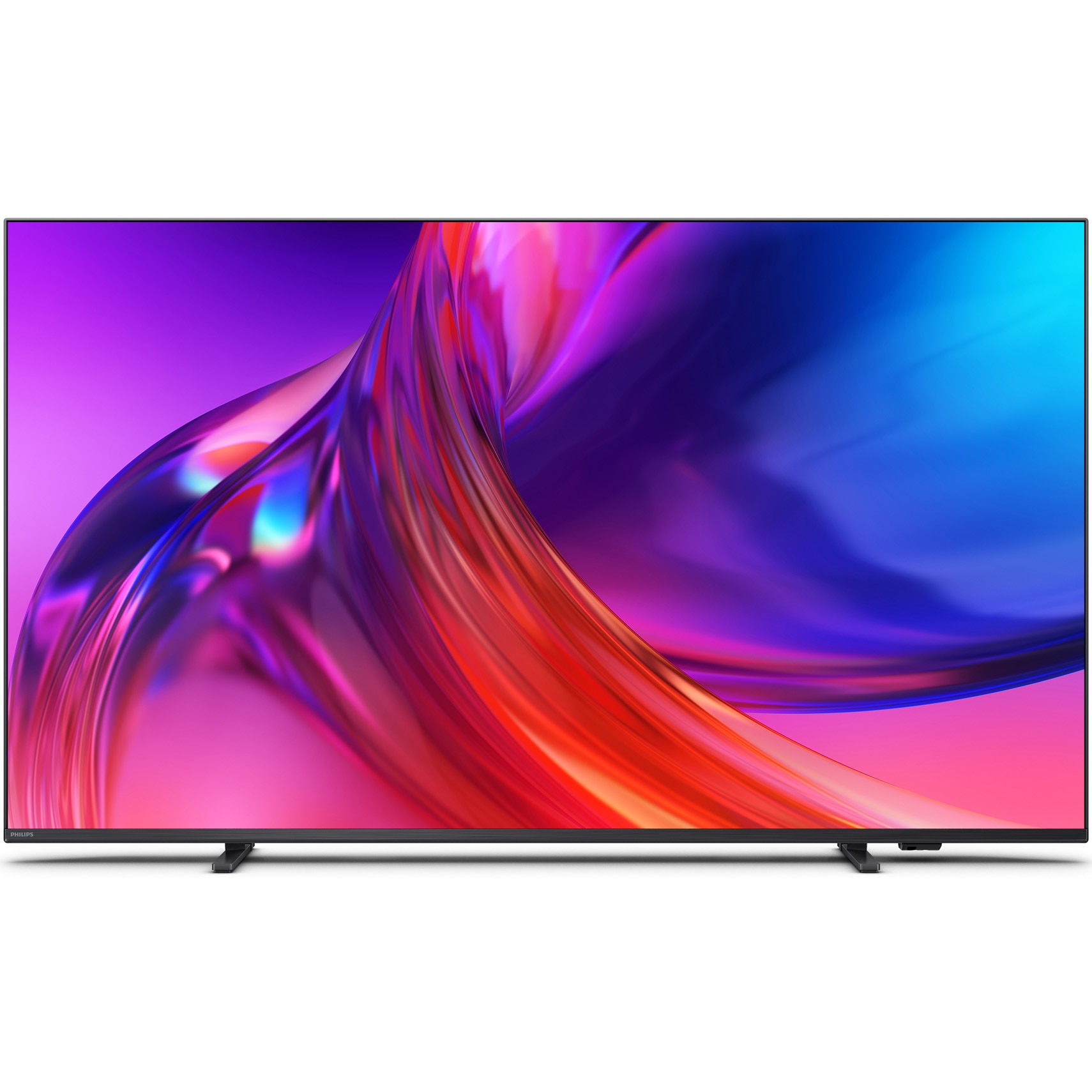 Televizor Philips AMBILIGHT tv LED 65PUS8518, 164 cm, Google TV, 4K Ultra HD, Clasa E (Model 2023)