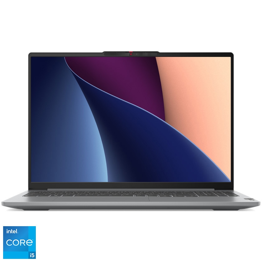 Laptop Lenovo IdeaPad Pro 5 16IRH8 cu procesor Intel® Core™ i5-13500H pana la 4.7 GHz, 16", 2.5K, IPS, 120Hz, 32GB, 1TB SSD, NVIDIA GeForce RTX 4050 6GB GDDR6, No OS, Arctic Grey
