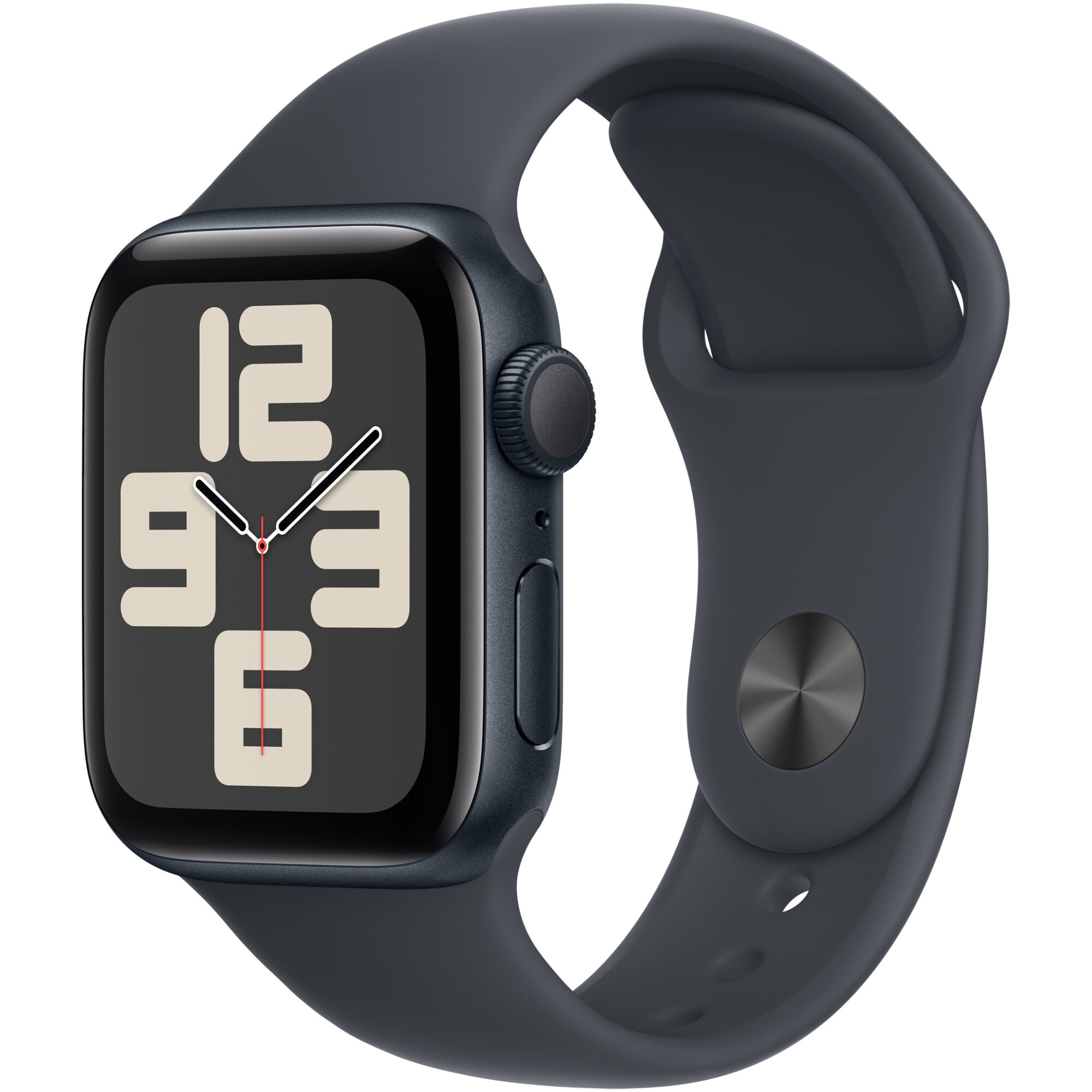 Apple Watch SE (2024), GPS, M/L, Midnight, 40 x 34