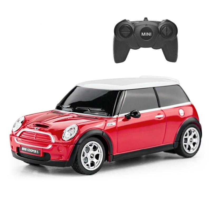 Masinuta Rastar RC - Mini Cooper, rosu, 1:24
