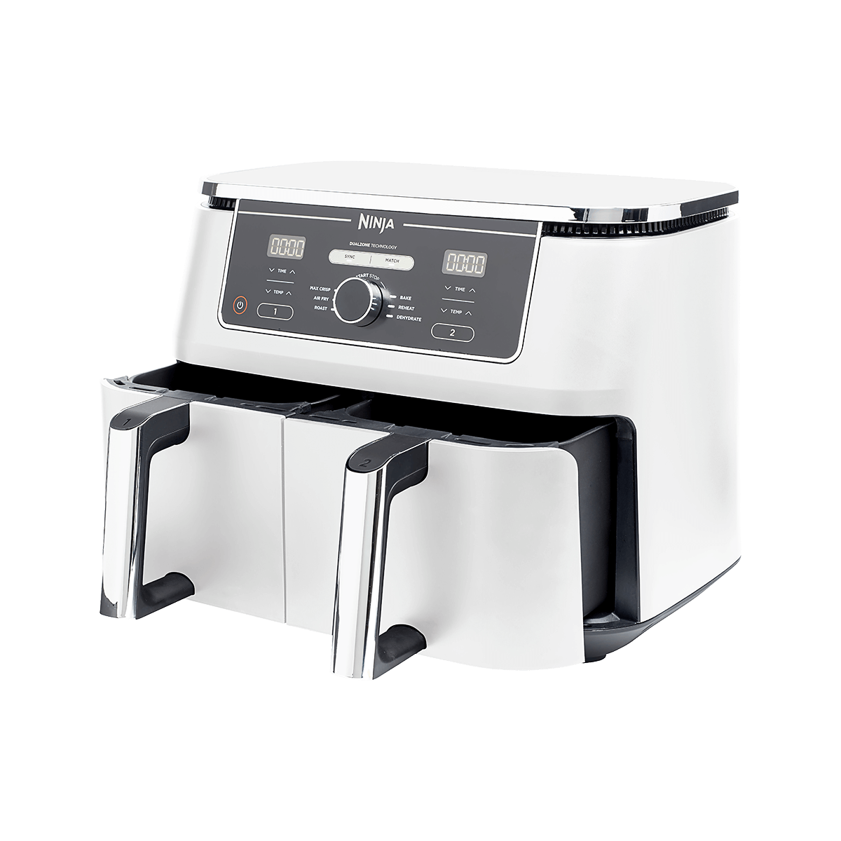 Ninja AF400EUWH hot air fryer, 2470W, 9.5L, 6 cooking programs, white