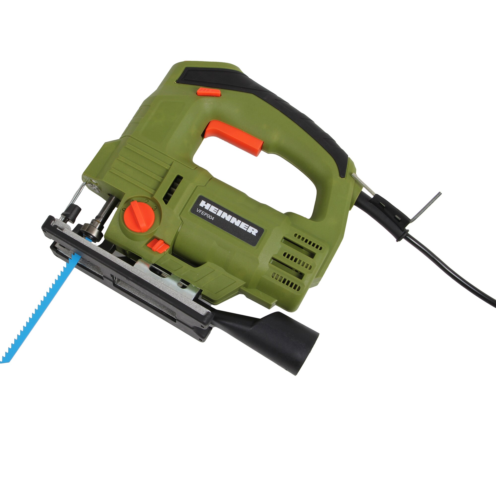 Fierastrau pendular Heinner VFEP004, 800 W, 3000 RPM, 100 mm adancime maxima de taiere, pana la 45° taiere conica, lama, cheie imbus, rigla ghidaj