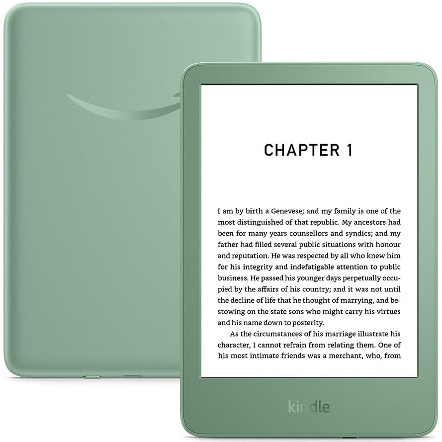 eBook Reader Amazon Kindle 2024 (11th Gen), 16 GB, Display 6", Wi-Fi, USB-C, Verde