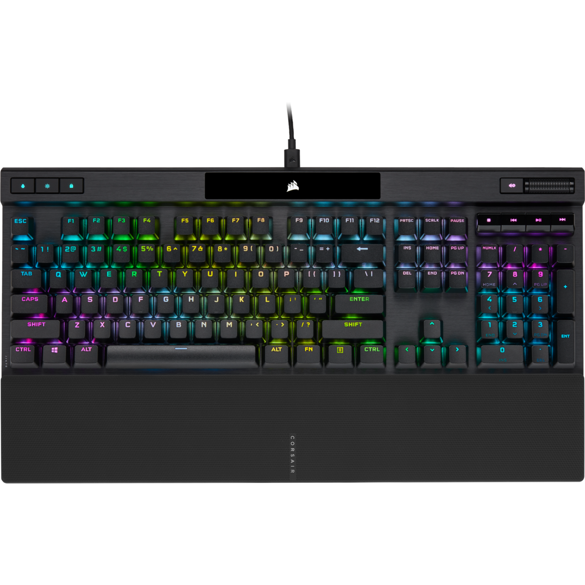 Tastatura Gaming Corsair K70 RGB PRO, CORSAIR OPX, Negru, NA, Iluminare RGB, USB