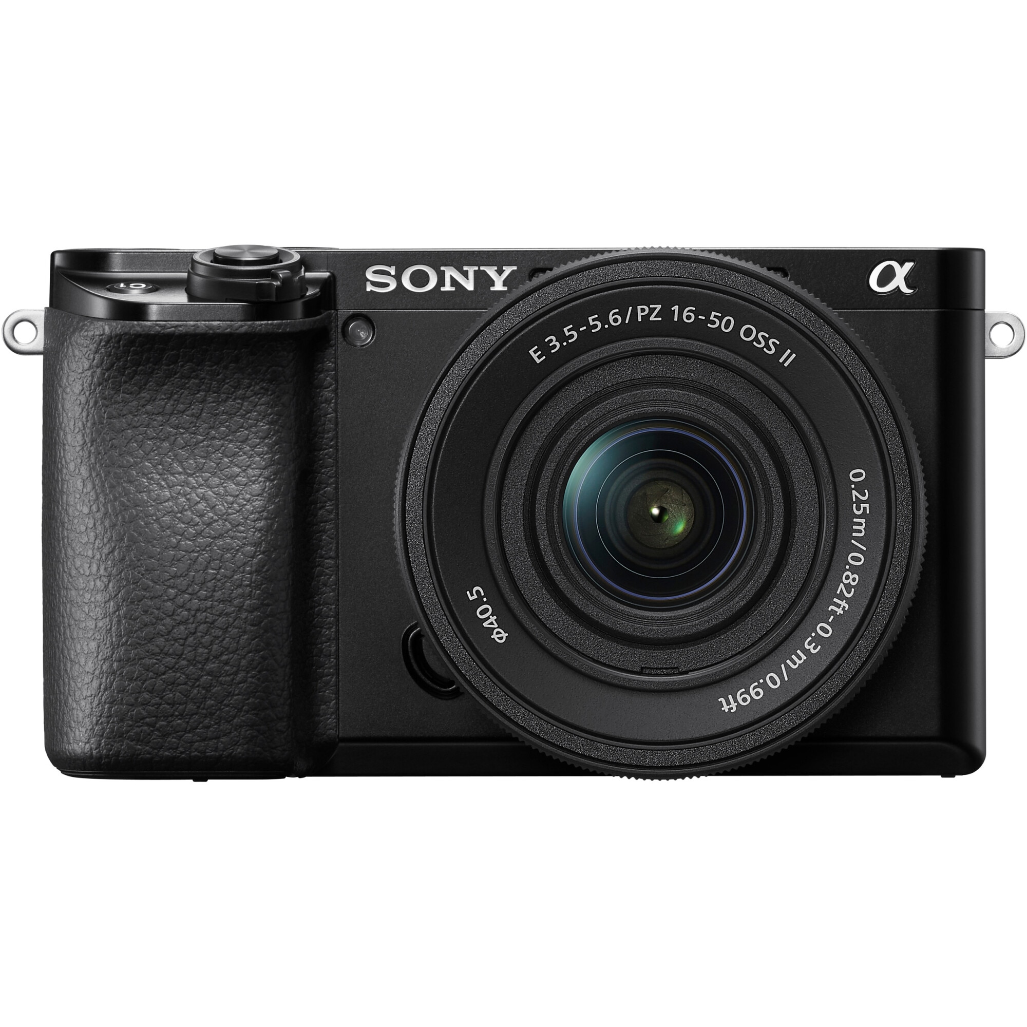 Aparat foto Mirrorless Sony Alpha A6100A, 24.2MP, 4K, Negru + Obiectiv SELP16502 16-50mm