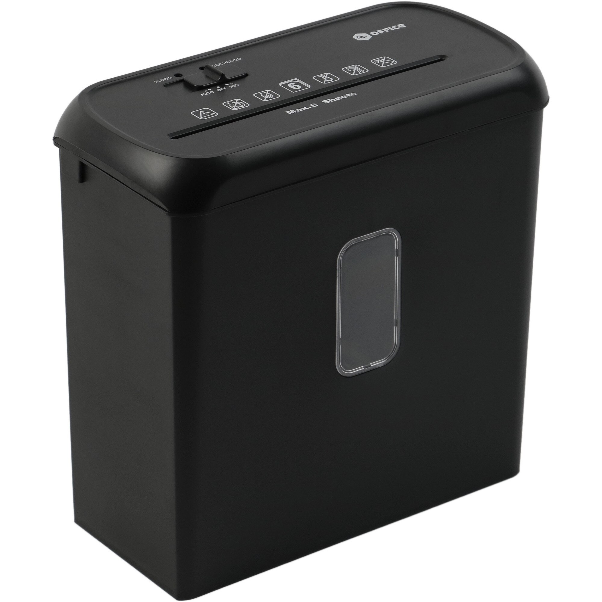 Distrugator de documente A+ Office 6, cross-cut, 6 coli