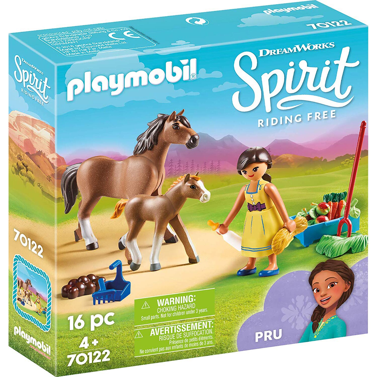 Playmobil Spirit - Pru cu calut si manz