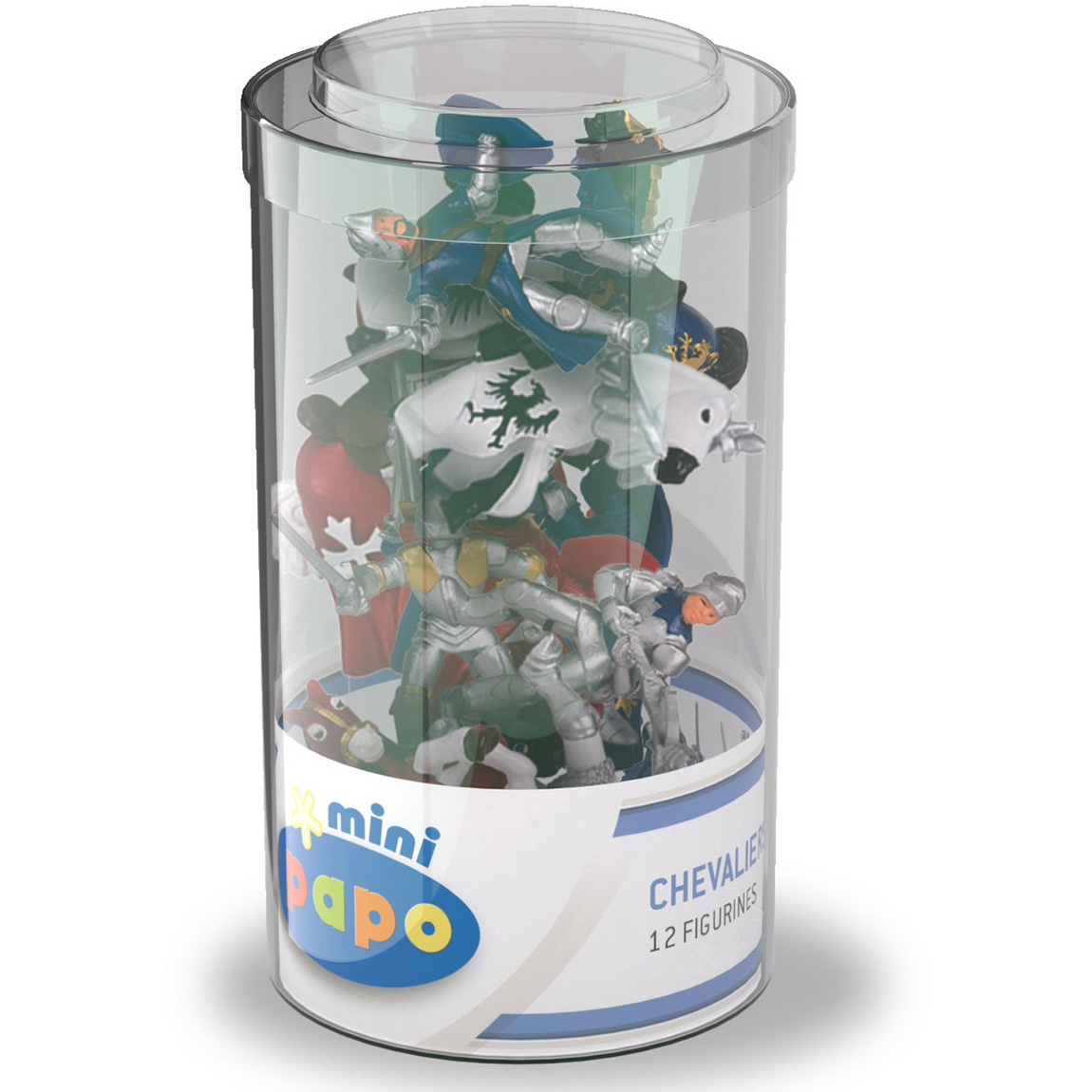 Set figurine Papo - Minifigurine cavaleri, 12 piese