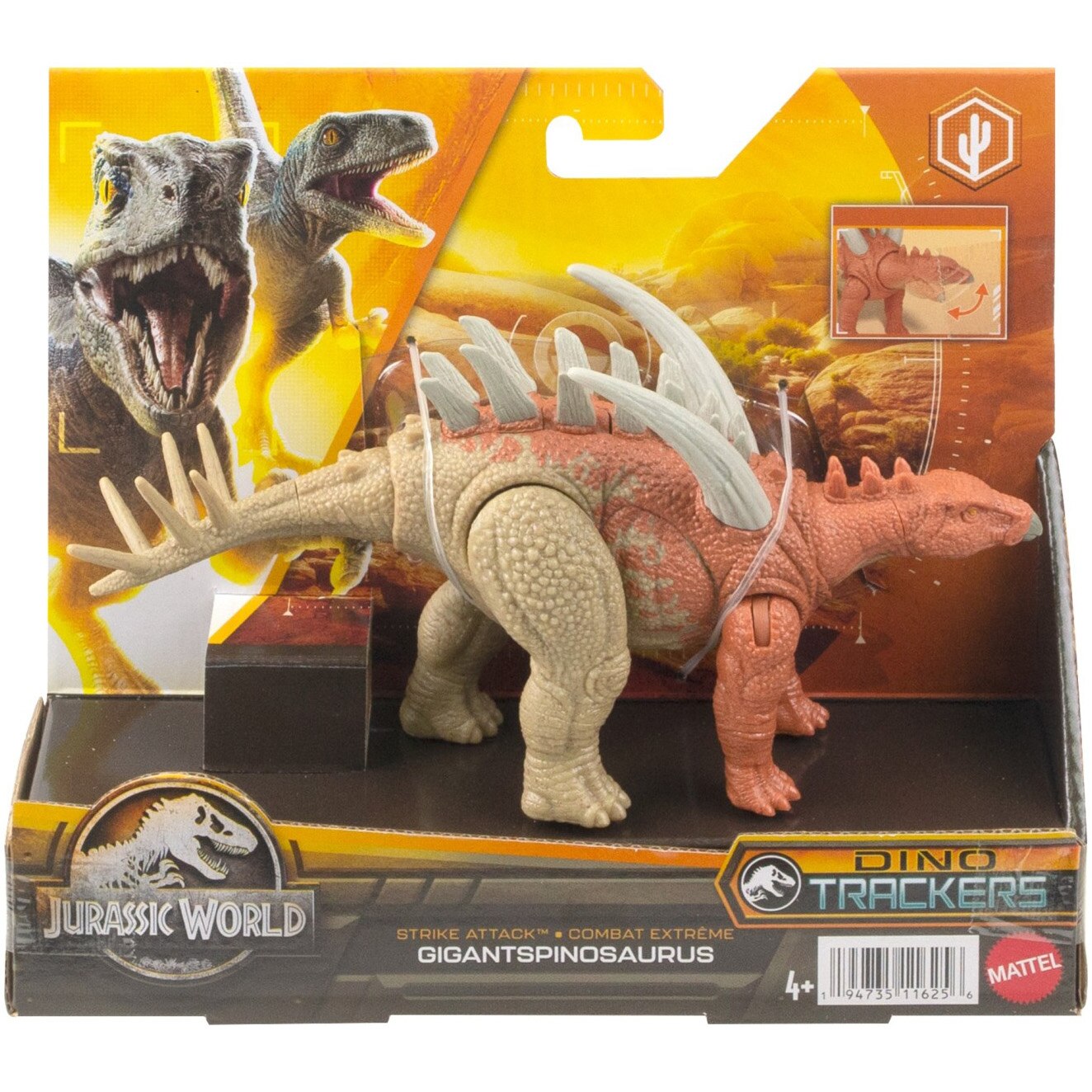 Figurina Jurassic World Dino Trackers - Strike Attack, Gigantspinosaurus