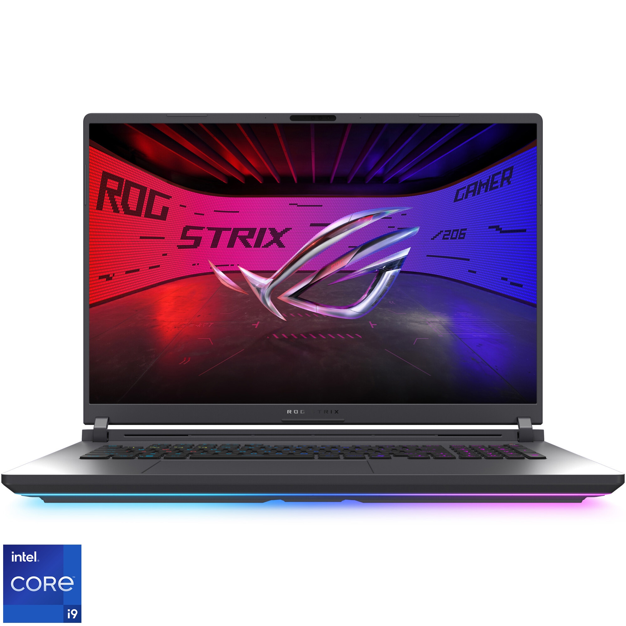 ASUS ROG Strix G18 G815JPR laptop with Intel® Core™ i9 14900HX processor up to 5.8GHz, 18'', 2.5K WQXGA, 240Hz, IPS, 16GB DDR5 RAM, 1TB SSD, NVIDIA® GeForce RTX™ 5070 8GB GDDR7, No OS, Eclipse Gray