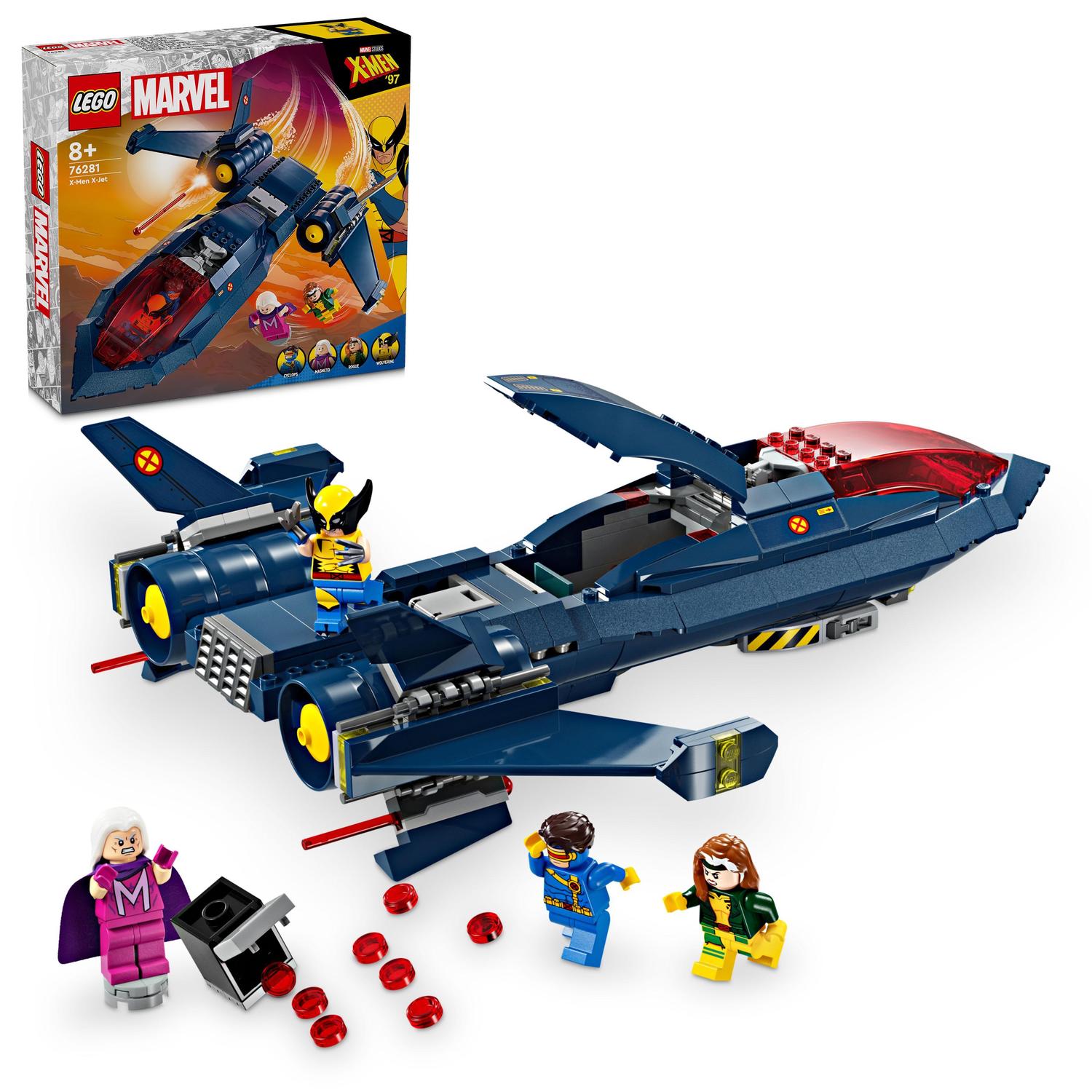 LEGO® Marvel - Avionul X-jet al X-MEN 76281, 359 piese