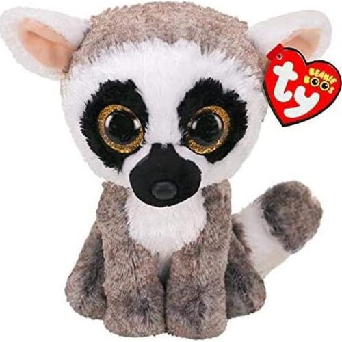 Jucarie de plus TY - Beanie Boos, Lemur, 15 cm