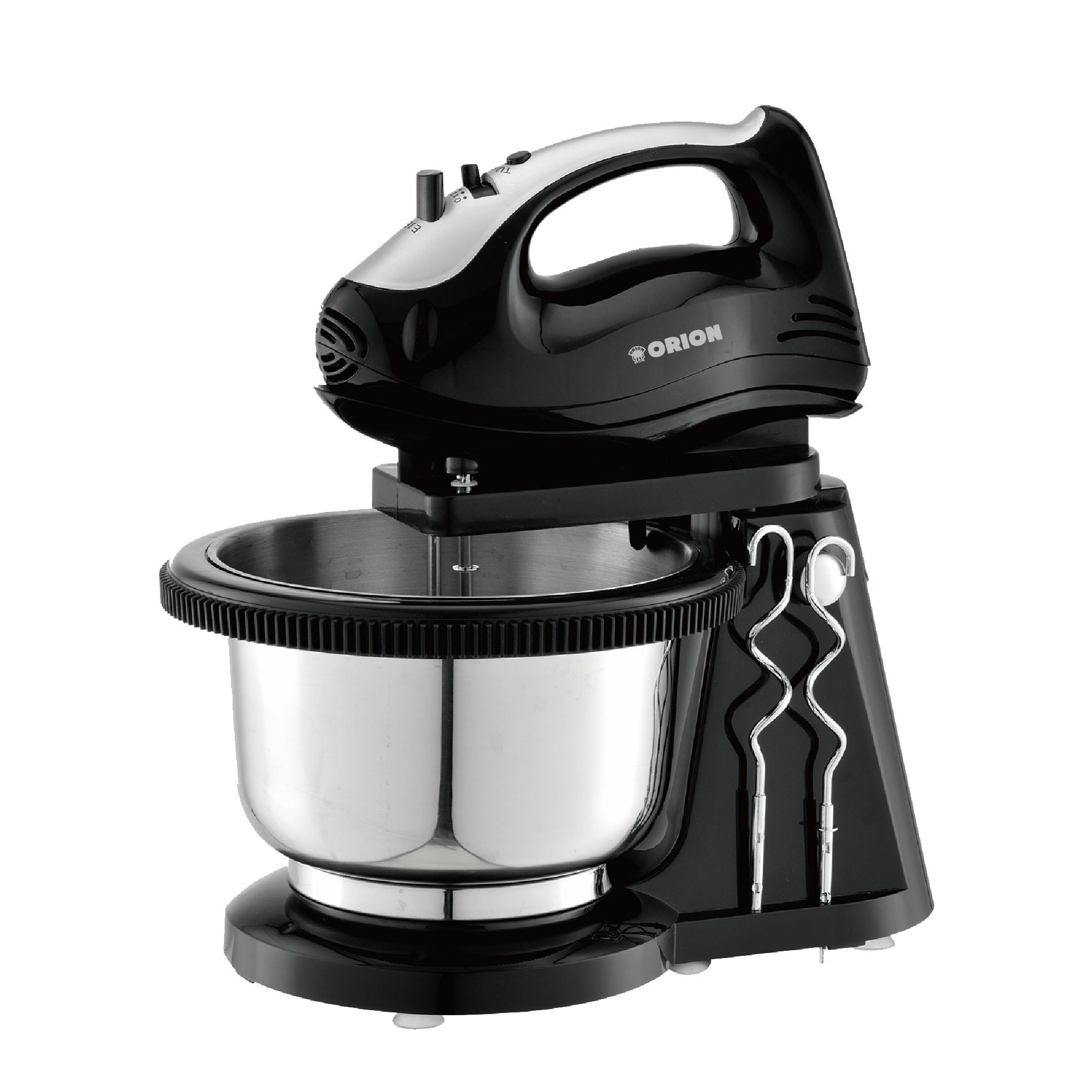 Mixer with bowl, Orion, 2 l, Black/Silver