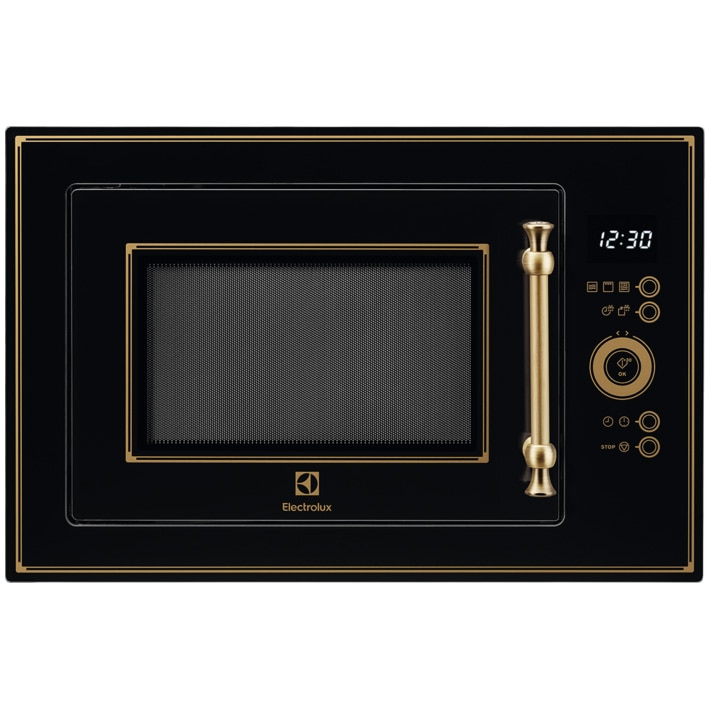 Built-in microwave oven Electrolux EMT25203OK, 25 l, Power 900 W, Grill, Digital display, Timer, Rustic black