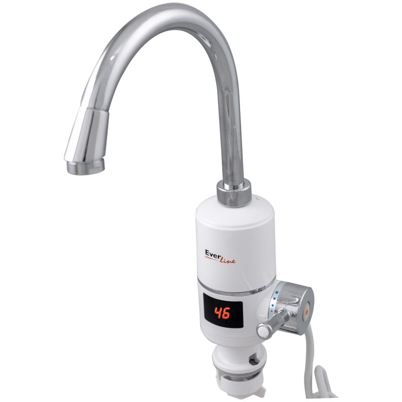 Robinet electric Everline apa calda instant, LCD, 3000W, IPX4