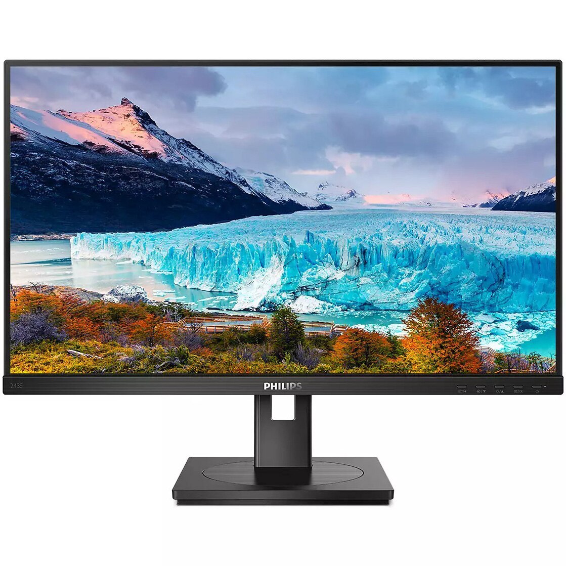 Philips LED IPS monitor 238', Full HD, DisplayPort, Docking station, Vesa, Black