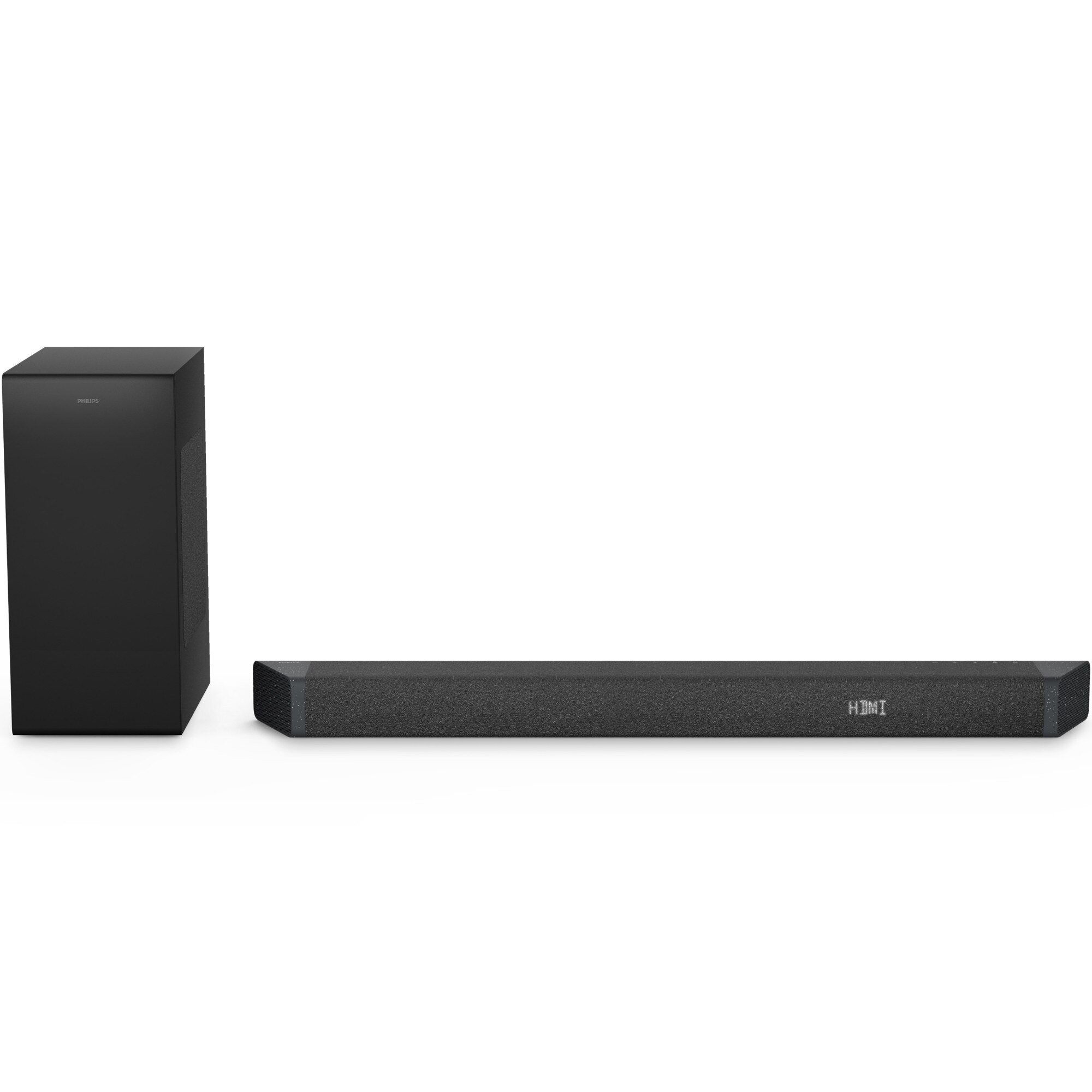 Soundbar Philips TAB7908/10, 5.1.2 Ch, 370W, Bluetooth, Subwoofer wireless, Dolby Atmos, Negru